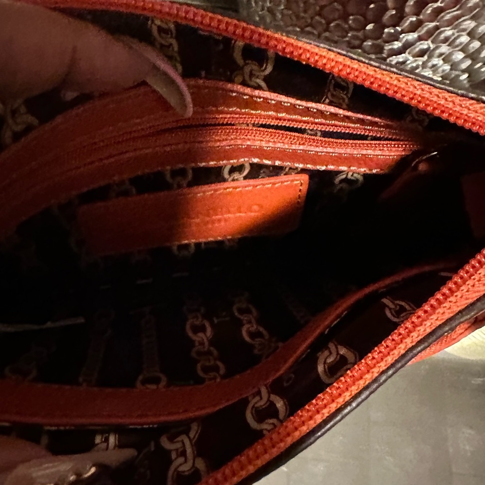 Tignanello Orange Crossbody Bag - Picture 6 of 9